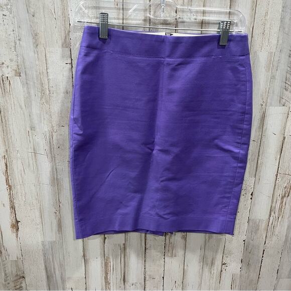 JCrew No. 2 Pencil Skirt Grape Purple Career - Picture 1 of 8